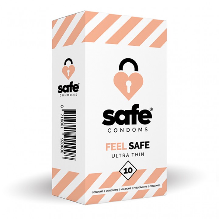 Prezervatīvi Feel Safe Ultra Thin, 10 gab.