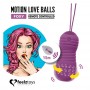 FeelzToys - Remote Controlled Motion Love Balls Foxy Purple