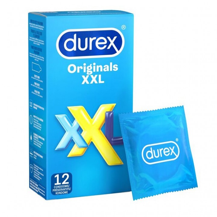 Prezervatīvi Durex Originals XXL, 12 gab.