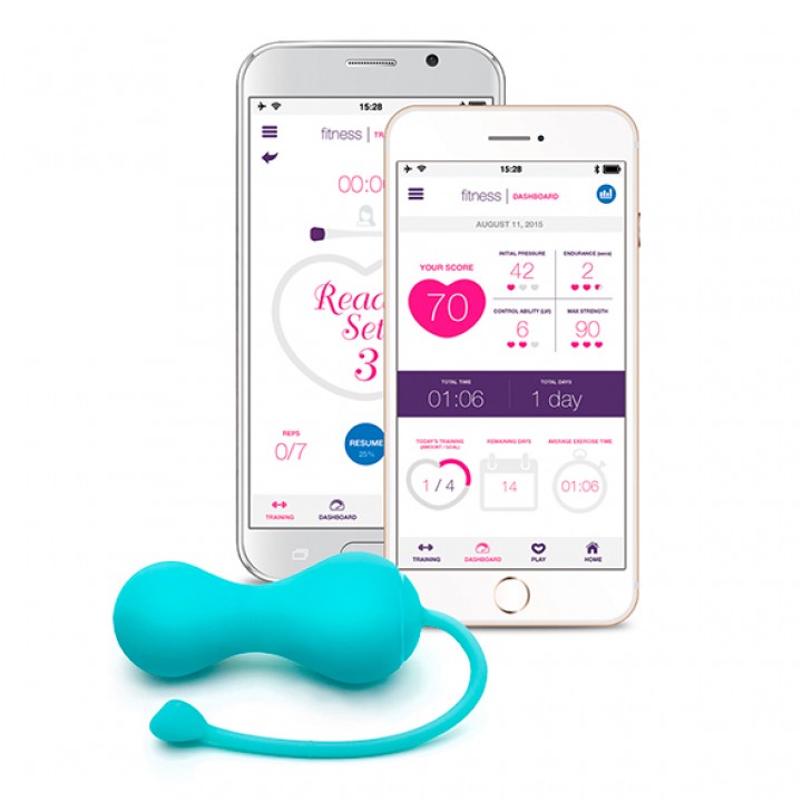 Lovelife by OhMiBod - Krush App Connected Bluetooth Kegel Turquoise - Lovelife by OhMiBod