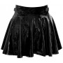 Vinyl Mini Skirt L - Black Level