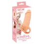 Masturbators un dzimumlocekļa uzmava vienā Nature Skin 2in1 Extension + Masturbator, M