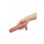 SIZE UP SILICONE REALISTIC PENIS EXTENDER WITH BALL LOOP TAN