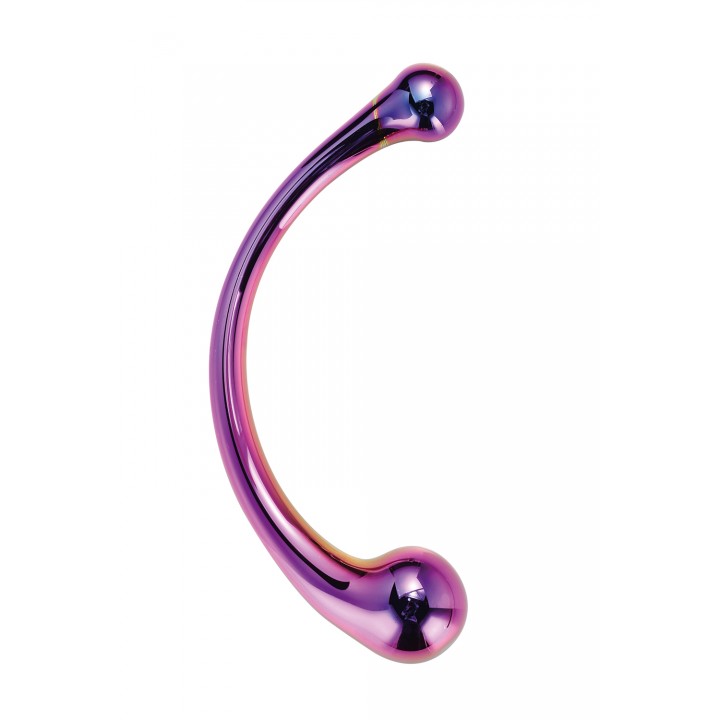 Izliekts Stikla Dildo - WAND GLAMOUR GLASS