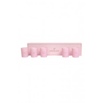 HIGH ON LOVE MINI SENSUAL MASSAGE CANDLES COLLECTION 5 X 35G