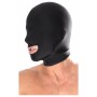 FETISH FANTASY SERIES SPANDEX OPEN MOUTH HOOD BLACK