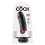 Dildo King Cock 8, melns