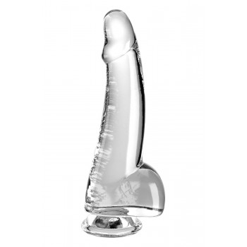 Dildo King Cock Clear, 19 cm