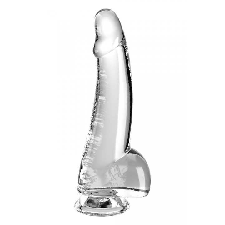 Dildo King Cock Clear, 19 cm