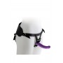VIRGITE UNIVERSAL HARNESS WITH PURPLE DILDO SET SIZES S M L PURPLE