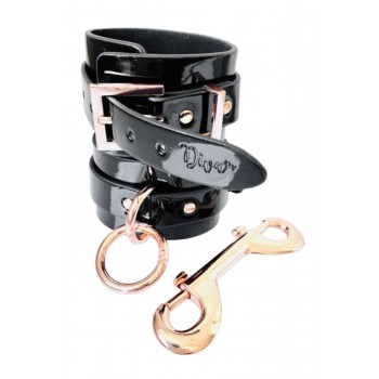 KINKY DIVA ANKLE CUFFS BLACK