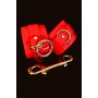 KINKY DIVA WRIST CUFFS RED - Kinky Diva