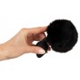 Fluffy Tail Black M