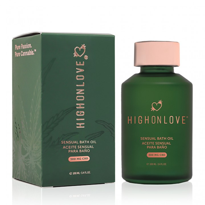 HighOnLove - CBD Sensual Bath & Body Oil 100 ml