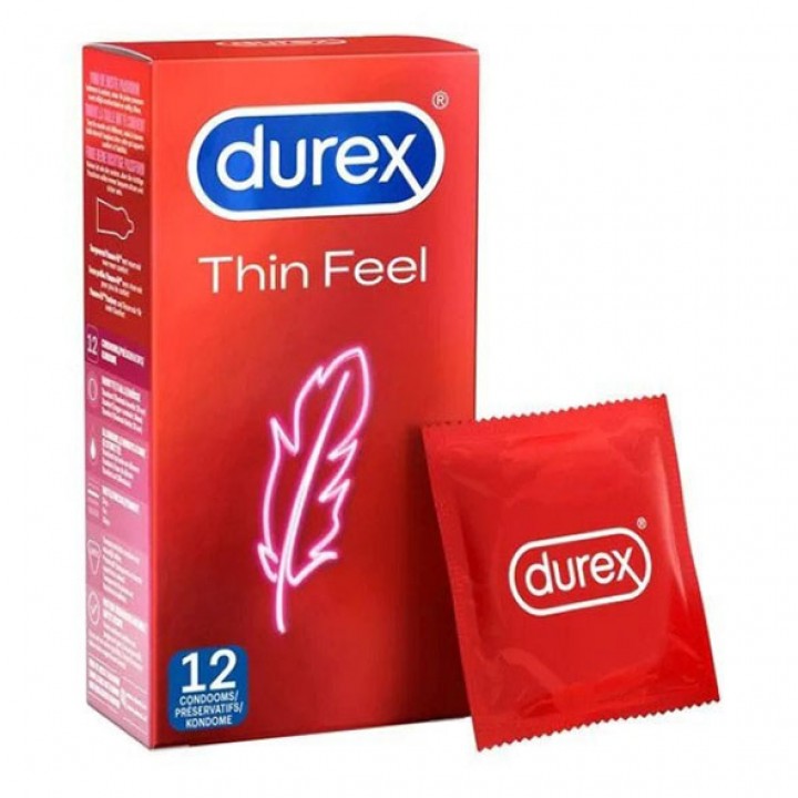 Prezervatīvi Thin Feel Durex, 12 gab.