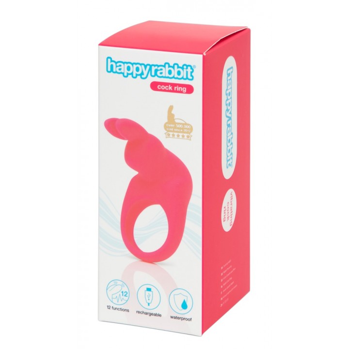 Happy Rabbit Cock Ring Pink - happyrabbit
