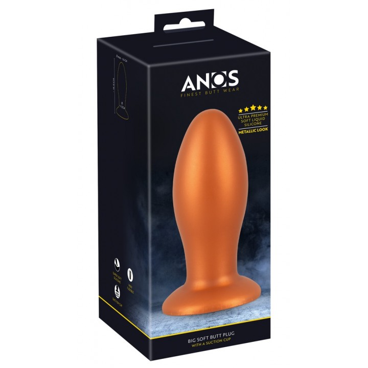 ANOS Big soft butt plug with s - ANOS