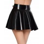 Vinyl Mini Skirt XL - Black Level