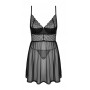 Seksīga kleita Obsessive Babydoll, XS/S, melna