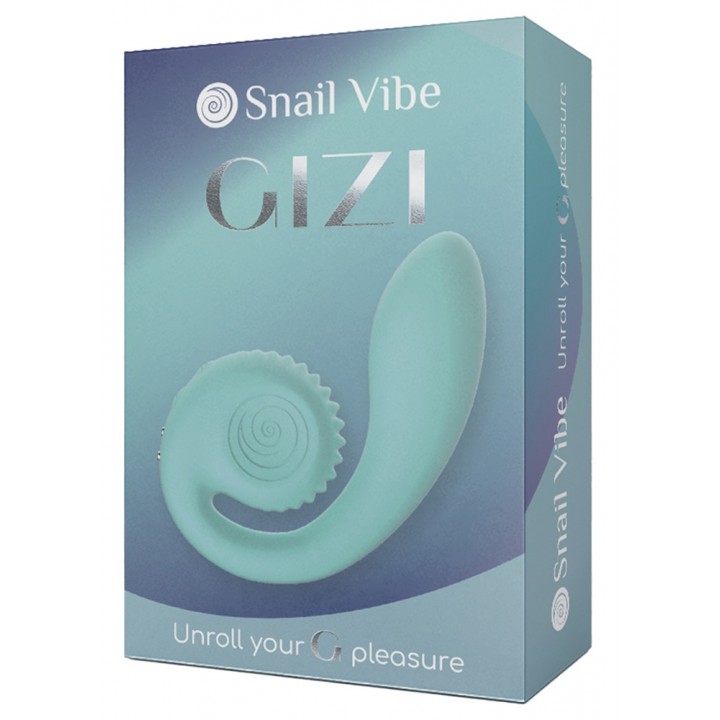 Vibratorius Snail Vibe Gizi, žalias