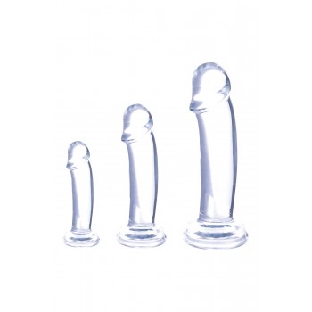 NMC TRIPLE LOVER - 3 IN 1 TRAINING KIT SET WITH 3 DIFFERENT SIZE DILDO CLEAR