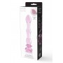 GLAZE GLASS ROSEBUD BEADED DILDO