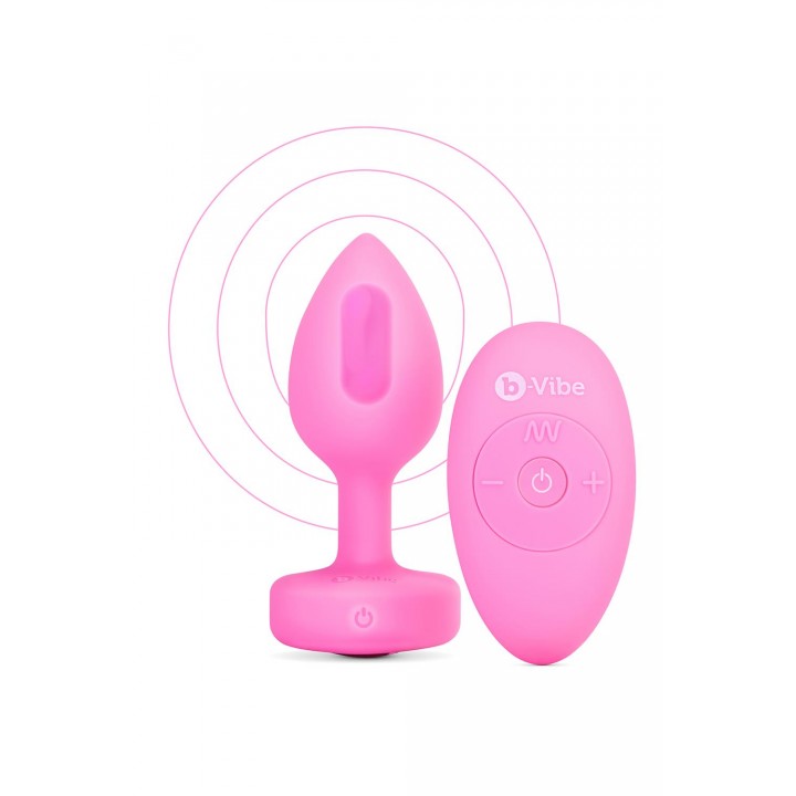 Anālais spraudnis B-Vibe, S/M, rozā