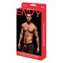 ENVY SNAP DOWN MESH BOXER BRIEF BLACK RED, L/XL