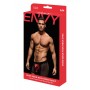 ENVY SNAP DOWN MESH BOXER BRIEF BLACK RED, L/XL