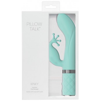 Vibratorius G Spot Kinky Rabbit, mėlynas