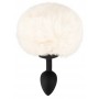 Fluffy Tail White S