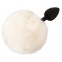 Fluffy Tail White S