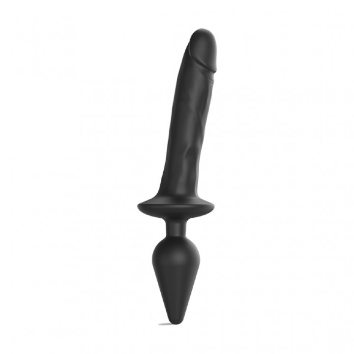 Strap-On-Me reālistisks dildo, melns, L