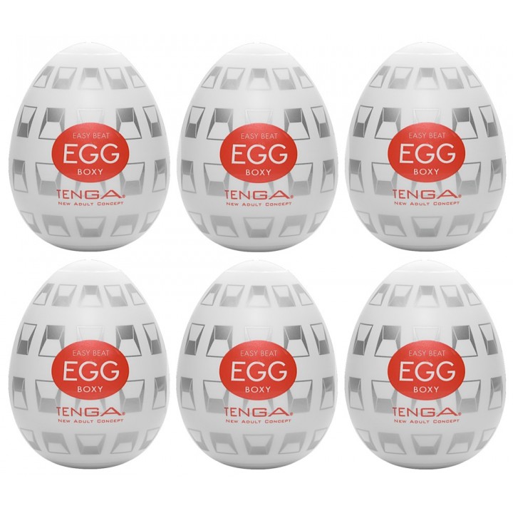 Tenga Egg Boxy Pack of 6 - TENGA