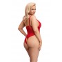 Crotchless Body red 2XL - Cottelli CURVES