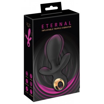 Vibrators You2Toys Eternal Tripple Vibe, melns, 1 gab.