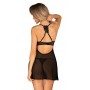 Seksīga kleita Obsessive Babydoll, XS/S, melna