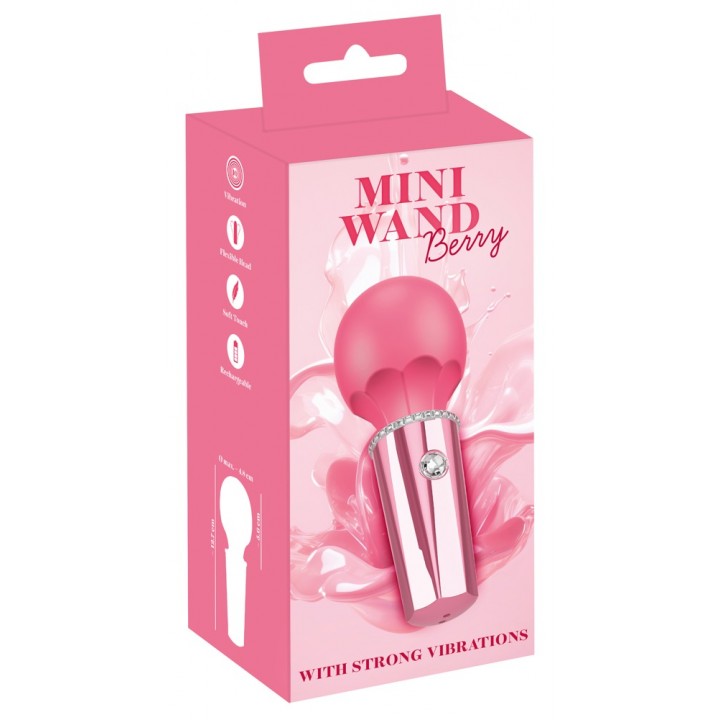 Vibrators You2Toys Mini Wand Jewels, rozā