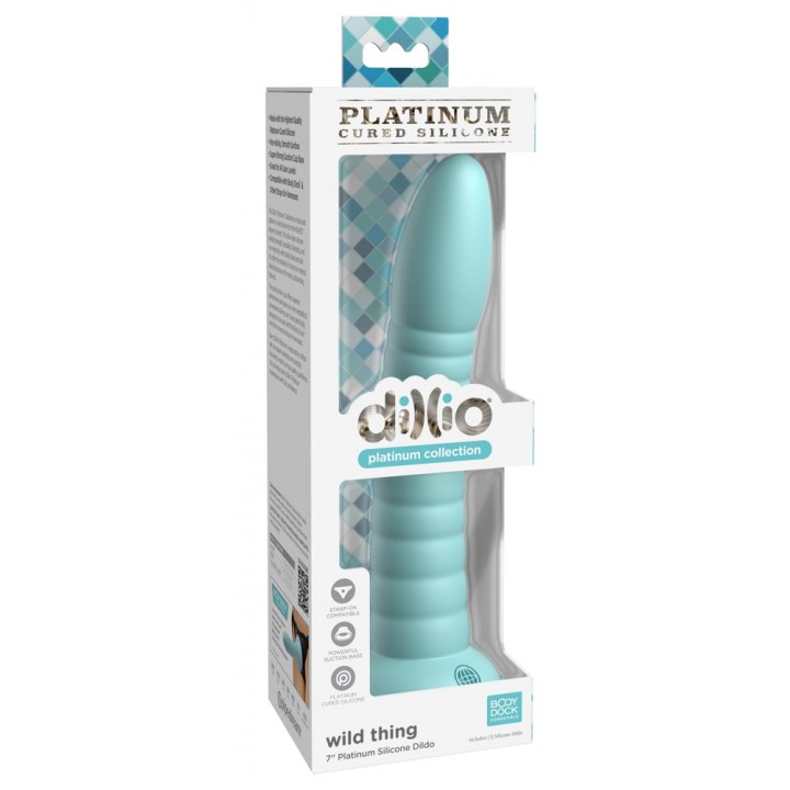 Dildo DP Wild Thing Teal 7 inch