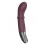 NMC 7 INCH SILICONE RECHARGEABLE VIBRATOR RUBINE RED