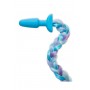 WHIPSMART 4.9 INCH SILICONE PLUG WITH PLAY TAILS UNICORN TAIL