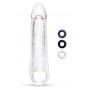 SIZE UP CLEAR VIEW PENIS EXTENDER WITH BALL LOOP EXTRA GIRTHY