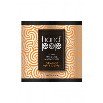 SENSUVA HANDIPOP EDIBLE MASSAGE GEL ORANGE CREAMSICLE 6 ML