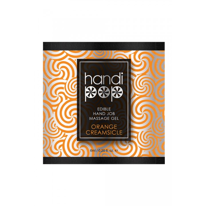 SENSUVA HANDIPOP EDIBLE MASSAGE GEL ORANGE CREAMSICLE 6 ML