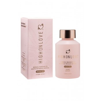 Masažinis aliejus Highonlove Sugar High, 100 ml, Native Masažinis aliejus Highonlove Sugar High, 100 ml, Native