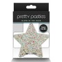 PRETTY PASTIES STAR AND CROSS GLOW 2 PAIR