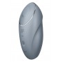 Vibrators Satisfyer Tap & Climax 1, zils/pelēks