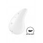Vibrators Satisfyer Dew Drop Lay-on, balts