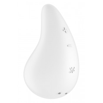 Vibrators Satisfyer Dew Drop Lay-on, balts