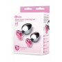 B-VIBE JEWEL HEART METAL BUTT PLUG TRAINING SET